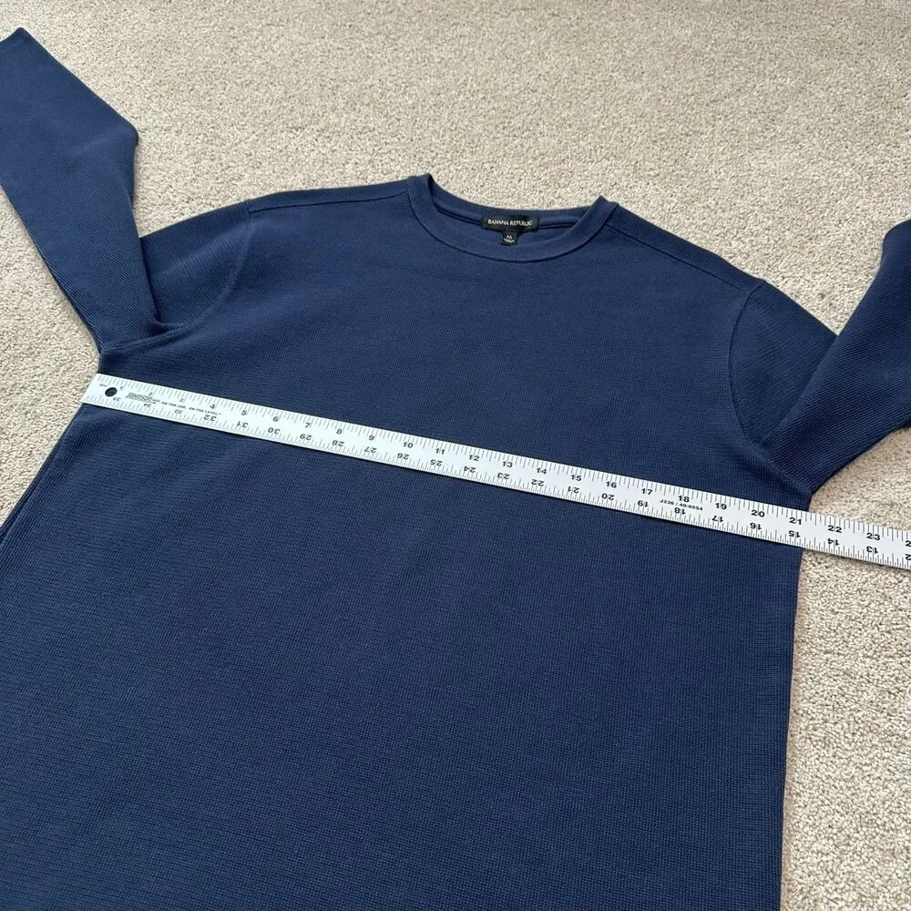 Banana Republic Waffle Knit Long Sleeve T-Shirt Size M
